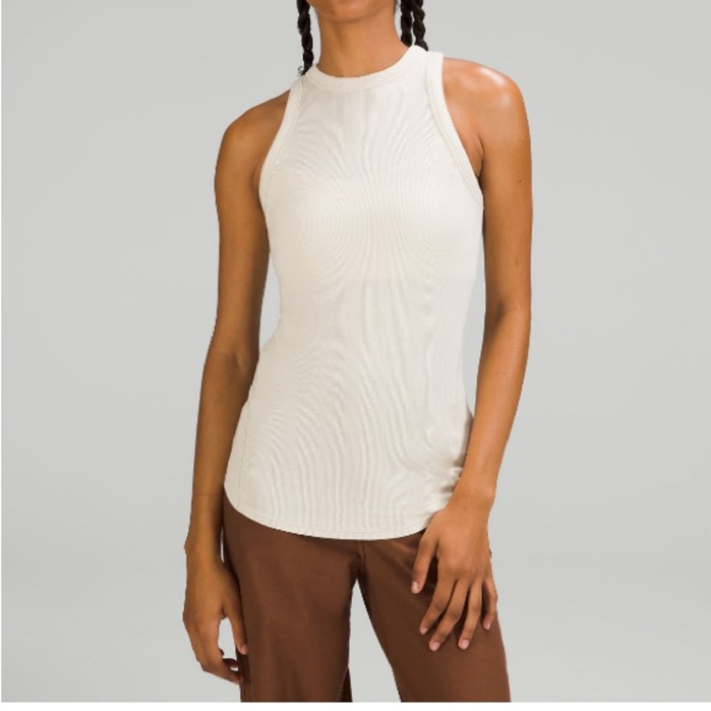 Lululemon Women's Cream Hold Tight Tank Top NWT